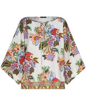 Etro フローラル ブラウス - グレー
