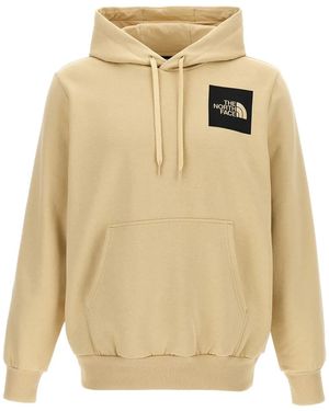 The North Face Logo-Print Hoodie - Natural