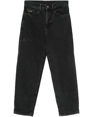 Liu Jo Classic Straight-Leg Jeans With Mid-Rise Waist - Black