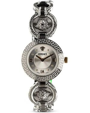 Versace Greca Medusa 28Mm Watch - White