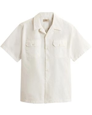 Woolrich Stückgefärbtes Hemd - Weiß