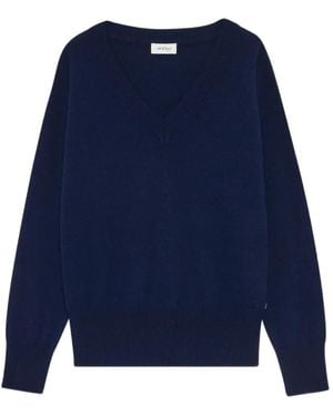 Ottod'Ame Pullover Mit V-Ausschnitt - Blau