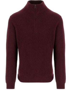 Woolrich ハーフジップ セーター - レッド