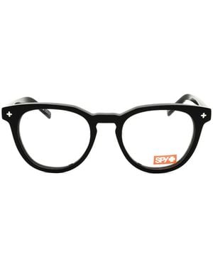 Spy Kaden Small Round-Frame Glasses - Black