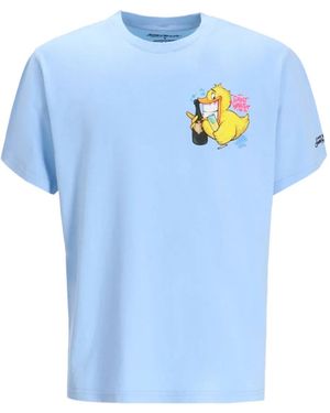 Mc2 Saint Barth Cotton T-Shirt - Blue