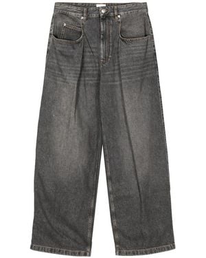 Isabel Marant Janael Wide-Leg Jeans - Grey