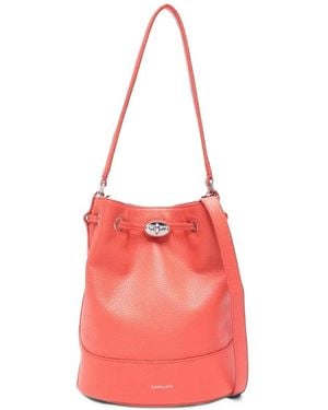 Zanellato Small Mondà Leather Bucket Bag - Red
