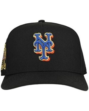 KTZ 9Fifty New York Mets 40Th Anniversary A-Frame Snapback Hat - Black