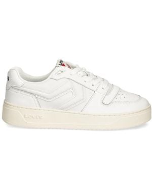 Levi's Sneakers Met Chunky Zool - Wit