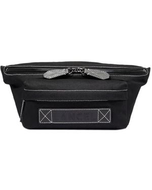 Lancel Zip-Fastening Logo-Patch Belt Bag - Black