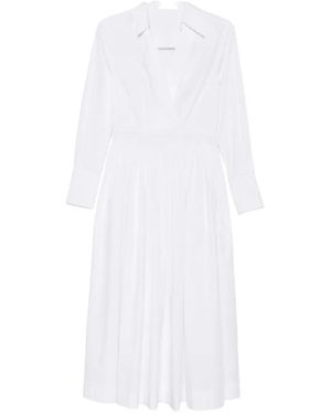 JOSEPH Kathe Midi Dress - White
