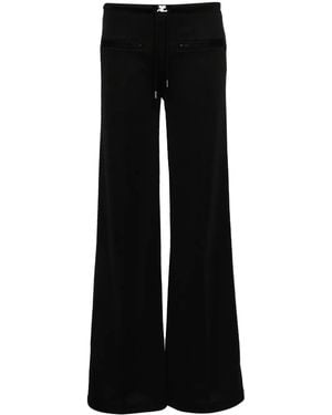Courreges Baggy Track Pants - Black