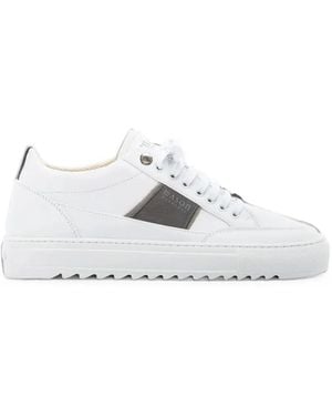 Mason's Tia Sport Primo Leather Low-Top Trainers - White