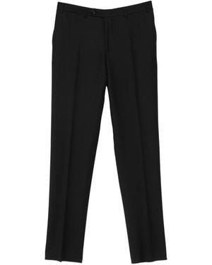 Canali Pleated Pants - Black