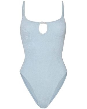 Hunza G Bañador Mia con cuentas - Azul