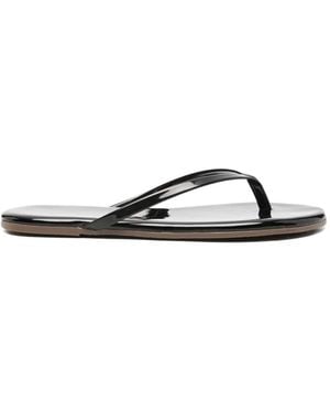 TKEES Lily Glosses Flip Flops - White