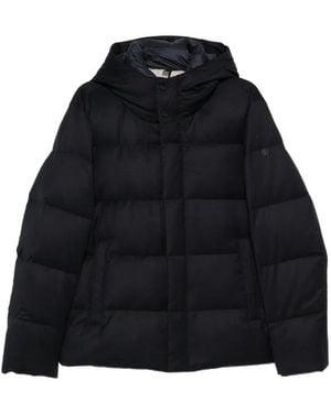 DUNO Winsor Hooded Quilted Jacket - Black