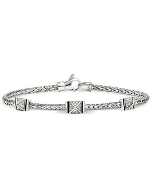 John Hardy Icon Stud Diamond Bracelet - White