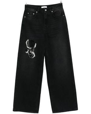 Area Crystal-embellished Jeans - ブラック