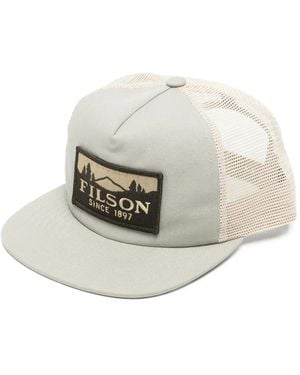 Filson Logo-Patch Cap - White