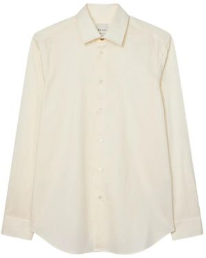 Paul Smith Gestreiftes Hemd - Weiß