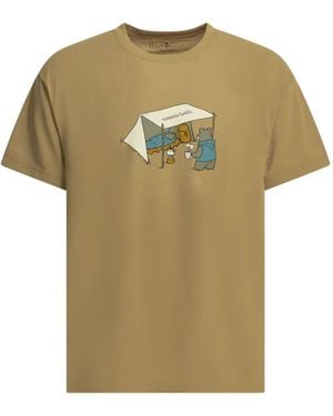 Montbell Wickron Camping Bear T-Shirt - Green