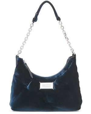 Maison Margiela Sac Porte Épaule Glam Slam Hobo - Bleu