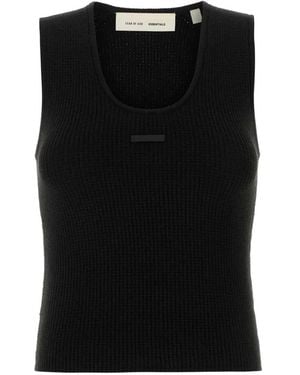 Fear Of God Ribbed Tank Top - Black