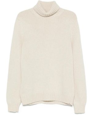 Fedeli Turtleneck Jumper - Natural
