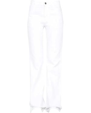Raf Simons Image-Patch Jeans - White