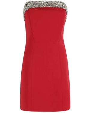 Amen Kleid mit Strass - Rot