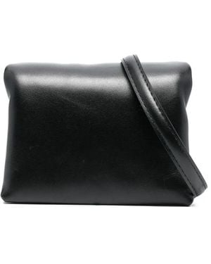 Marni Mini Prisma Leather Clutch Bag - Black