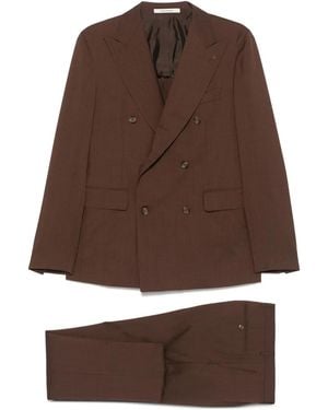 Tagliatore Wool Suit - Brown