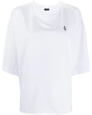 Marcelo Burlon T-Shirt Oversize Imprimé - Blanc