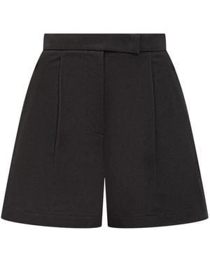 Max Mara Cotton Shorts - Black