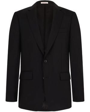 Fursac Single-Breasted Notched-Lapel Suit - Black