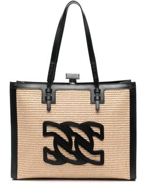 Casadei Beau Rivage Shopping Bag - Black