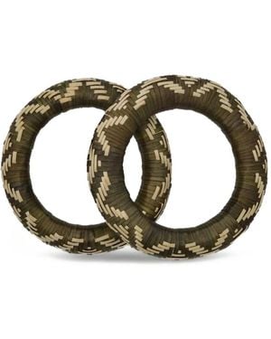 Johanna Ortiz Cosmic Serpent Bangles Bracelets - Green