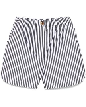 Sportmax Striped Cotton Shorts - Multicolor
