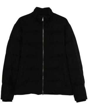 ZEGNA Zip-Up Quilted Jacket - Black