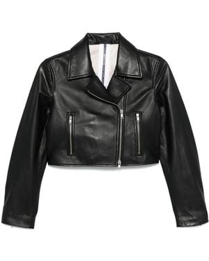 S.w.o.r.d 6.6.44 Bikerjacke Aus Leder - Schwarz