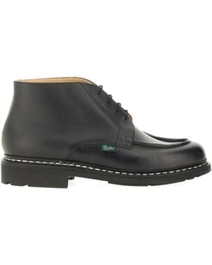 Paraboot Leather Desert Boots - Black