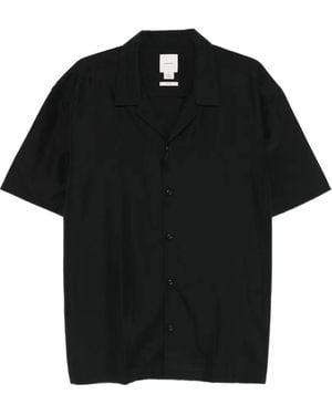Calvin Klein Camp-Collar Shirt - Black