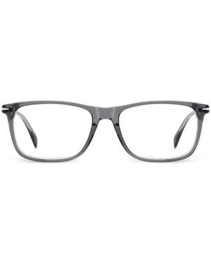 David Beckham Square-Frame Glasses - Gray