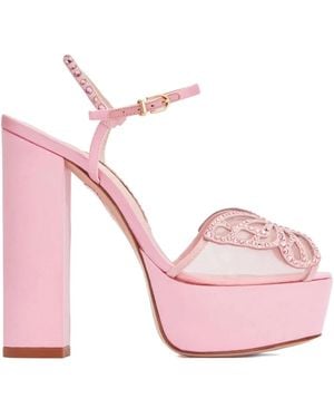 Sophia Webster 130Mm Farfalla Sandals - Pink