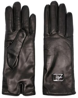 Alberta Ferretti Handschuhe Aus Leder - Schwarz