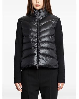 Moncler Padded Cardigan - Black