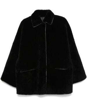 TOTEME Shearling Jacket - Black