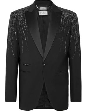 Philipp Plein Lord Beaded Blazer - Black