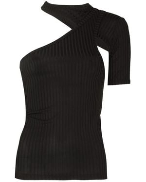 RTA T-Shirt Asimmetrica Azalea - Nero